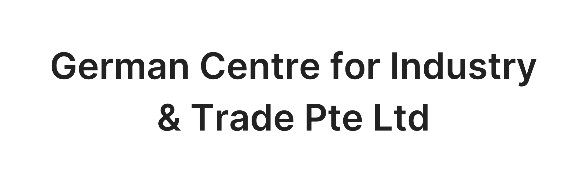 German Centre for Industry & Trade Pte Ltd
