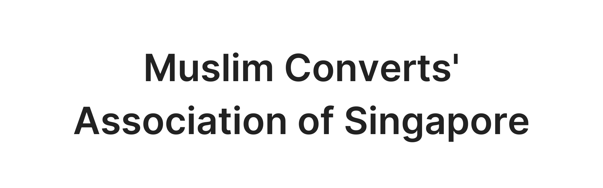 Muslim Converts' Association of Singapore