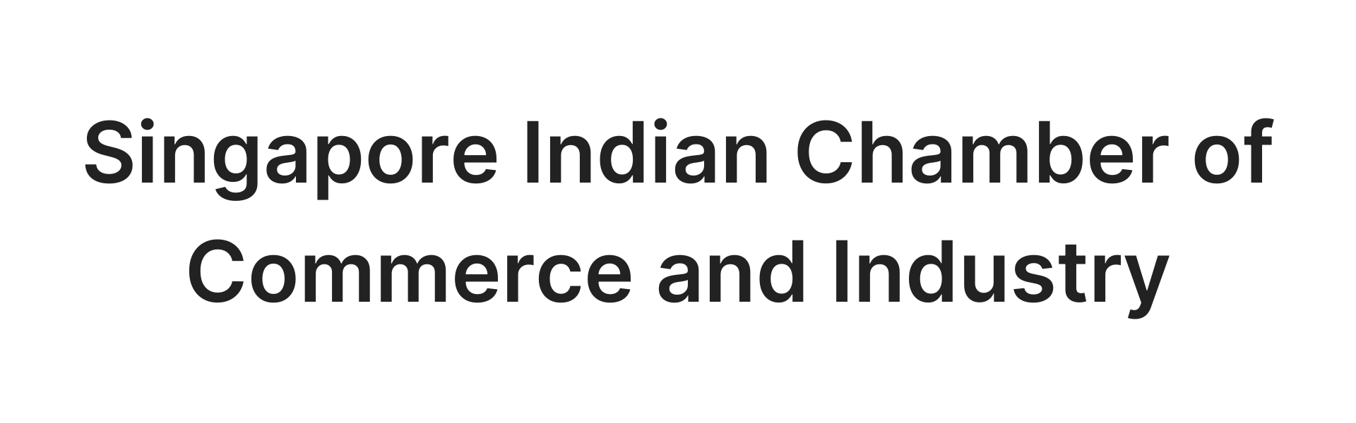 Singapore Indian Chamber of Commerce and Industry