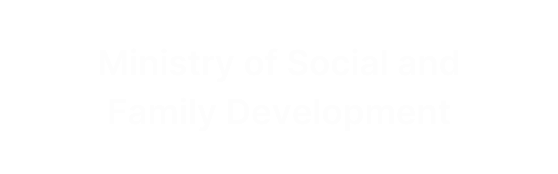 Ministry of Social and Family Development